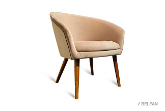 "Тиана" кресло; нераскл.; 12; дуб лак; Нью Йорк 11(гр. 2/ИНС)