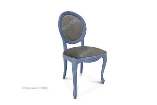 Стул "Katrin"; изабелла с темной патиной; Perfect Grey (гр.Т-6)