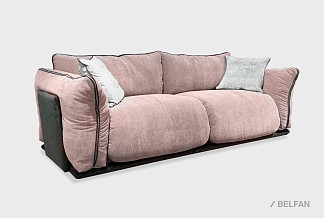 "Ferre" диван 3-х местный; нераскл.; 32; FRIENDS\14-ТИРАМИСУ+RUNA7 - АГАВА+RUNA10 - ВУЛКАНИЧЕСКИЙ ПЕСОК (гр. 5/ТД)