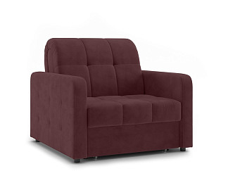 Орматек Диван-кровать Berlin Hard (Ткань: Велюр Ultra Багряный) 80x200