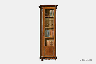 Шкаф для книг "Алези 8/1" (правый); античная бронза