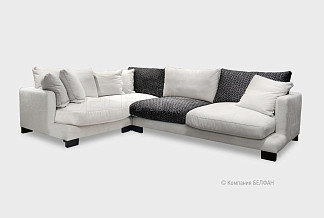 "Леформ" диван угловой; нераскл.; 1L902R; левый; венге; весь диван Piano 01+2 под.спин и 1 под.сид.Alpha (48-712) (гр. 2/Турция+БК)