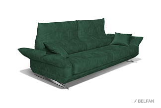 "Бенд" диван 3-местный XL; нераскл.; 32; 1061+1061+1061+1061 кожа (гр.120)