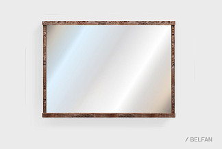 Зеркало настенное "Wallstreet" (прямоугольное); к-графит