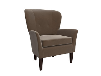 Кресло Орматек Elegance (Ткань: Велюр Enigma 19 Коричневый) 87x88