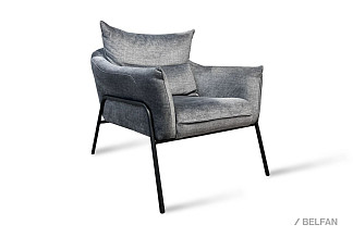 "Купер" кресло; нераскл.; 12; металл черный; Missoni 06(32690) (гр. 2)