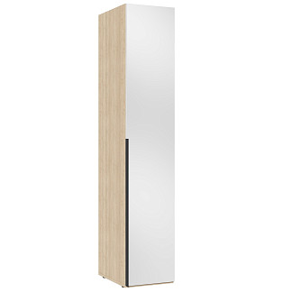 Шкаф одностворчатый Некст кристал с зеркалом Некст кристал