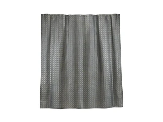 Шторка для ванной комнаты Grid Grey