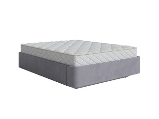 Кровать Fly Base с подъёмным механизмом (Велюр Teddy Мокрый асфальт) 200x220
