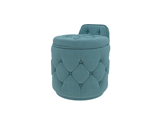 Пуфик Пуф Verda Classic (Ткань: Микровелюр Marino 21 Изумрудный) 48x48