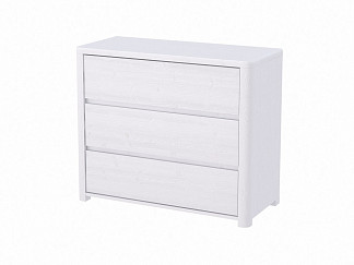 Комод Орматек Wood Home (Массив (сосна) Белая эмаль с брашированием) 90x40