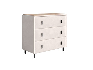 Комод Орматек Sofix (Велюр/ЛДСП Manhattan Цветочный белый/Бунратти) 92x46