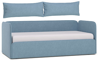 Кровать-диван с п/м Teddy 924, д/м.18-22 (900)+подуш. Rimini белая