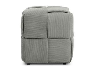 Пуф Клаум Вельвет Светло-серый