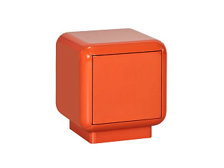 Тумба прикроватная Венда 1-45x49 Оранжевый Глянец