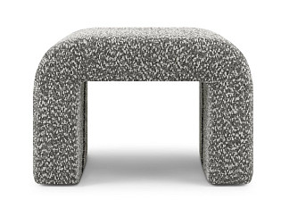 Пуф Ринт Букле Темно-серый