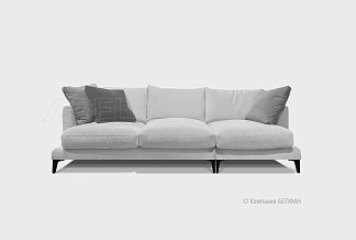 "Леформ" диван 3-х модульный; нераскл.; 2L1R; металл черный; Friends\1+Friends\1+Step\12+Step\12 (гр. 5/ТД)