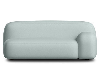 Диван прямой Риббл-1 Bucle Mint