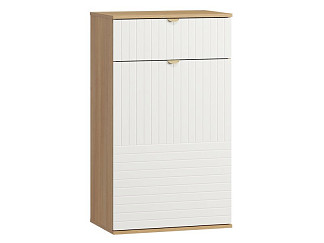 Обувница Монблан 63x110 Линии Белый