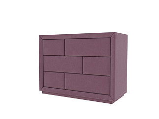 Комод Verda Modern (Ткань: Микровелюр Manhattan Ягодный пломбир) 48x106