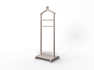 Шкаф Напольная вешалка Verda Majestic (Массив (дуб) Масло-воск Беленый) 50x44