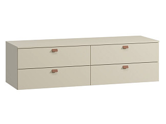 ТВ-тумба Энзо 160x47 Светло-бежевый/Терракотовый