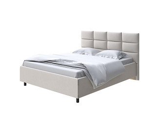 Кровать Como (Veda) 8 с ПМ + Матрас Dream Zone (Ткань: Велюр Forest 726 Светло-бежевый) 180x200