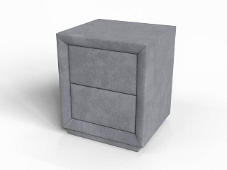 Тумба Verda Modern (Ткань: Микровелюр Laska 06 Серый мох (Verda)) 50x43