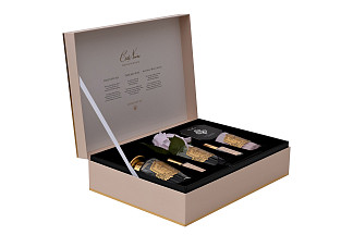 96CN-GP002 Набор подарочный Charente rose - диффузор 90мл, роза искусств., спрей 2*5мл, свеча 75гр