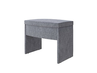 Пуфик Орматек Пуф Vittoria (Ткань: Рогожка Levis 85 Серый) 57x39