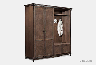 Шкаф комбинированный "Алези 2"; правый; табак