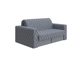 Орматек Диван-кровать прямой Ergonomic ambition (Ткань: Рогожка Levis 85 Серый) 158x211