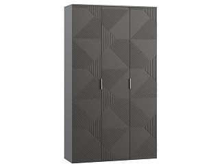 Распашной шкаф Шелтон 3-137x240 Графитовый