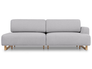 Диван прямой Онте Bucle Silver