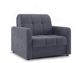 Орматек Диван-кровать Berlin Hard (Ткань: Велюр Velutto 32 Серый) 80x200