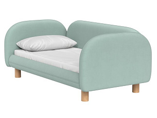 Детская кровать Дебби-1 80 Вельвет Мятный