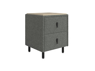 Тумба Орматек Sofix (Шенилл/ЛДСП Piano 20 Графитовый стержень/Бунратти) 45x45