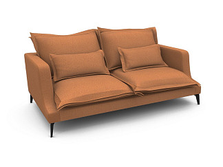 Орматек Mores 3-х местный Soft (Ткань: Шенилл Canvas orange) 104x206