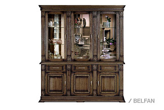 Шкаф комбинированный "Верди Люкс 3з"; венге