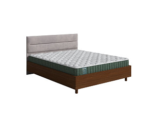 Кровать Орматек Albero Soft New с подъемным механизмом (Ткань/Массив (сосна) Мокко (сосна)/Selfie Лунный) 200x220
