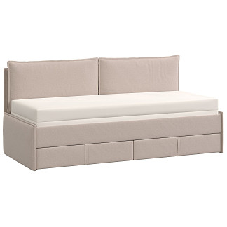 Кровать-диван раскладной 90/180х200 Sona Flash светлый