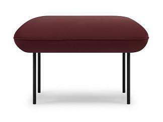 Пуф Наск Велюр Бордовый