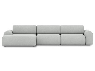 Диван модульный Маиль-3 Textile Silver