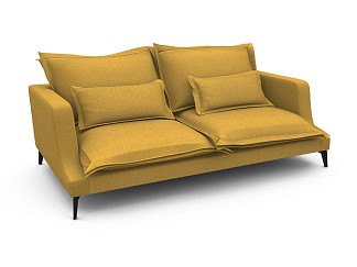 Орматек Mores 3-х местный Soft (max) (Ткань: Шенилл Canvas yellow) 104x226