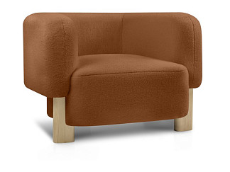 Кресло Арклоу Мех Терракотовый