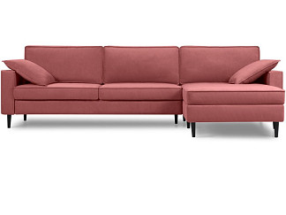 Диван угловой Дисент-2 Velvet Corall