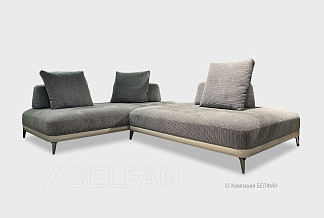 "Infiniti" диван модульный; нераскл.; 13+15; хром темный; Infiniti A11-87 (131-02 (гр. 4/Турция)