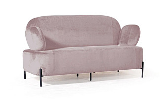 Диван Денди (бархат 17 / бежевый)