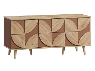 ТВ-тумба Модерн 140x65 Терракотовый