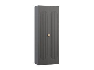 Распашной шкаф Луми 2-90x242 Графитовый